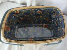 Load image into Gallery viewer, 2007 Longaberger Family Signed Rectangle Basket with Handles/Liners/Insert
