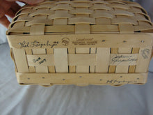 Load image into Gallery viewer, 2007 Longaberger Family Signed Rectangle Basket with Handles/Liners/Insert
