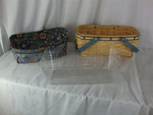 Load image into Gallery viewer, 2007 Longaberger Family Signed Rectangle Basket with Handles/Liners/Insert
