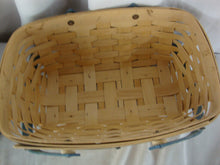Load image into Gallery viewer, 2007 Longaberger Family Signed Rectangle Basket with Handles/Liners/Insert
