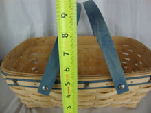 Load image into Gallery viewer, 2007 Longaberger Family Signed Rectangle Basket with Handles/Liners/Insert
