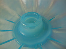 Load image into Gallery viewer, Vintage Fostoria Heirloom Blue Opal Flower Shape Candle Holder
