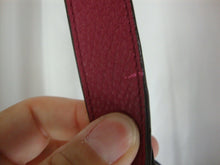 Load image into Gallery viewer, 2012 Coach Burgundy Leather Shoulder Chain Detail Purse
