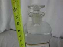 Load image into Gallery viewer, Antique Apothecary WT Co OL. Ricini Large Bottle with Glass Stopper

