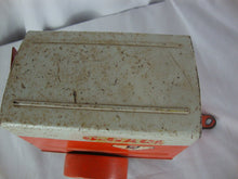 Load image into Gallery viewer, Vintage Ny Lint U-Haul Orange/White Metal Toy Trailer
