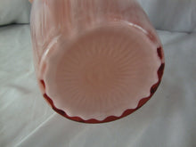 Load image into Gallery viewer, Vintage Fenton Dusty Rose Optic Ribbed Flower Vase
