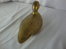 Load image into Gallery viewer, Vintage Brass Hollow Body Duck Bird Figurine
