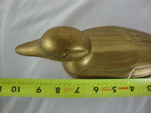Load image into Gallery viewer, Vintage Brass Hollow Body Duck Bird Figurine
