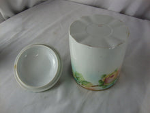 Load image into Gallery viewer, Vintage Germany 120 Rose Floral Lidded Small Jar with Gold Trim

