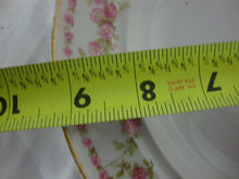 Load image into Gallery viewer, Antique GDA Limoges Pink Roses Porcelain Pancake Crepe Server Dish
