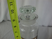 Load image into Gallery viewer, Antique Apothecary P. Cinchon Medium Bottle with Glass Stopper
