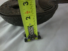 Load image into Gallery viewer, Vintage Cast Iron Small Bed Warmer Incense Burner Oriental Fan Shape
