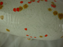 Load image into Gallery viewer, MCM Retro Cream/Orange/Gold Speckled Ceramic Pig with Cork Snout
