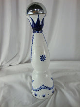 Load image into Gallery viewer, 2020 Clase Azul Tequila EMPTY Blue/White Ceramic Bar Decanter
