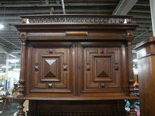 Load image into Gallery viewer, Antique French Renaissance Walnut Four Piece Buffet Sideboard Cabinet
