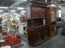 Load image into Gallery viewer, Antique French Renaissance Walnut Four Piece Buffet Sideboard Cabinet
