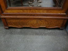 Load image into Gallery viewer, Antique French Linen Press Cabinet with Beveled Mirror Front and Interior Shelves
