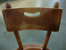 Load image into Gallery viewer, Vintage Cushman Colonial Creations Malden Rustic Wood Side Dining Chair
