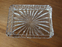 Load image into Gallery viewer, Vintage Waterford Crystal Westover Pattern Notepad Memo Desk Holder
