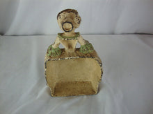 Load image into Gallery viewer, Antique Colonial Woman Cast Iron Small Decor Door Stop
