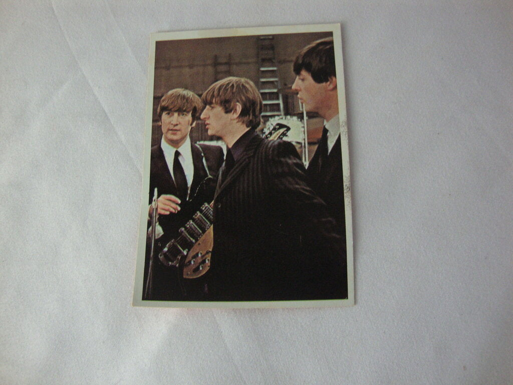 1960's TCG Beatles Color Trading Card #24 Paul/John/Ringo Photo