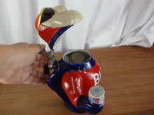 Load image into Gallery viewer, 1993 BudMan Budweiser Ceramic Beer Stein with Flip Lid
