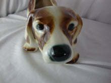 Load image into Gallery viewer, Vintage Ceramic Bassett Beagle Hound Planter 16&quot; Length
