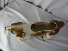 Load image into Gallery viewer, Vintage Ceramic Bassett Beagle Hound Planter 16&quot; Length
