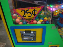 Load image into Gallery viewer, 1990&#39;s Everett James Wowie Zowie Quarter Coin Gumball Machine *WORKING WITH KEY*
