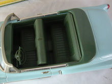 Load image into Gallery viewer, Vintage Japan Cadillac Open Type 1950 Aqua Tin Friction Toy Car with Original Box
