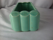 Load image into Gallery viewer, Vintage McCoy Aqua Ceramic Vertical Column Indoor Planter
