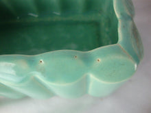 Load image into Gallery viewer, Vintage McCoy Aqua Ceramic Vertical Column Indoor Planter

