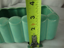 Load image into Gallery viewer, Vintage McCoy Aqua Ceramic Vertical Column Indoor Planter
