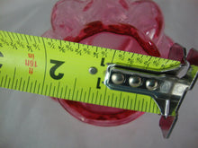 Load image into Gallery viewer, Vintage Fenton Cranberry Melon Diamond Optic Perfume Bottle with Stopper

