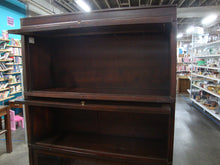 Load image into Gallery viewer, Vintage Mahogany &amp; Mahogany Veneer Four Stack Barrister Bookcase
