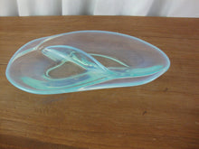 Load image into Gallery viewer, Vintage Duncan Miler Blue Opal Shallow Divided Bowl Dish
