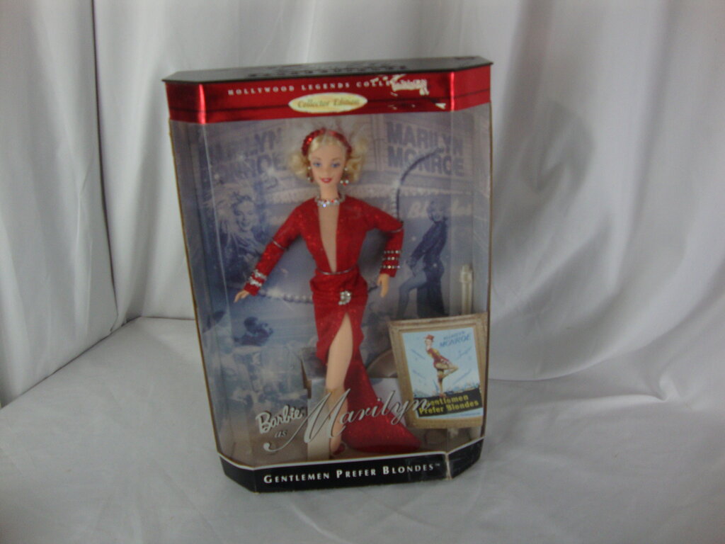 1997 Mattel Barbie as Marilyn Monroe Gentlemen Prefer Blondes with Original Box