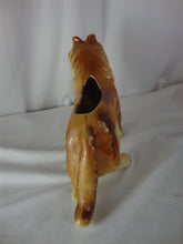 Load image into Gallery viewer, Vintage Ceramic Collie Dog Indoor Planter Imperfect
