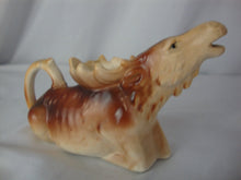 Load image into Gallery viewer, Vintage Czech Ceramic Bellowing Moose Figure Creamer
