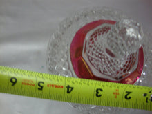 Load image into Gallery viewer, Westmoreland Clear Ruby Red Flash Square Pedestal Short Candy Dish with Lid

