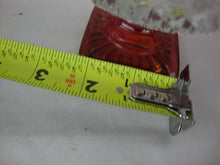 Load image into Gallery viewer, Westmoreland Clear Ruby Red Flash Square Pedestal Short Candy Dish with Lid
