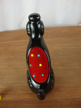 Load image into Gallery viewer, MCM Wales Japan Black Ceramic Poodle Sewing Pin Cushion Holder Figurine
