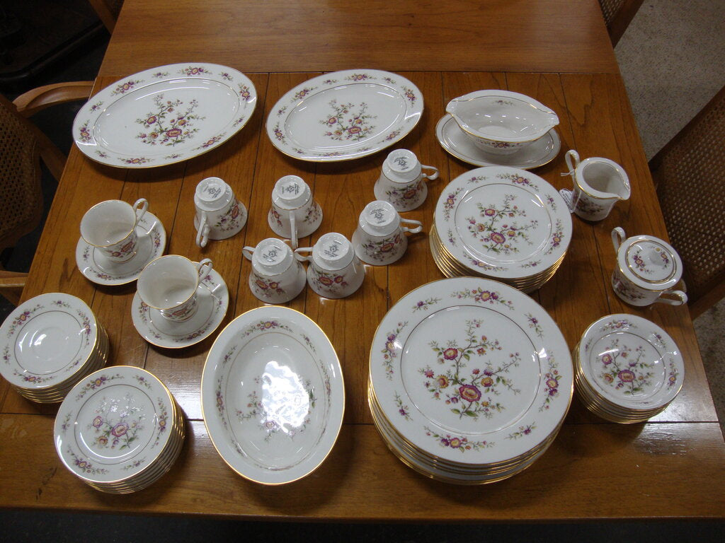 Vintage Noritake Asian Song China Dishware Service for 7 Plus