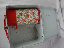 Load image into Gallery viewer, 1981 Strawberry Shortcake Metal Kids Lunchbox with (Damaged) Thermos
