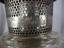 Load image into Gallery viewer, Vintage Aladdin Washington Drape Clear Glass Oil Lamp with Chimney Imperfect
