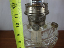 Load image into Gallery viewer, Vintage Aladdin Washington Drape Clear Glass Oil Lamp with Chimney Imperfect
