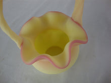 Load image into Gallery viewer, Vintage Fenton Handpainted Numbered Burmese Floral Basket
