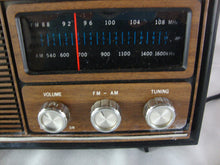 Load image into Gallery viewer, Vintage Precor Model 310 Wood Grain Poly Look AMFM Electric Radio
