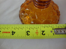 Load image into Gallery viewer, MCM Kanawha Amber Glass Moon Stars Swung Pedestal Vase
