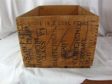 Load image into Gallery viewer, Vintage Jameson Whiskey Wood Crate US Military NCO Club Germany Stamp
